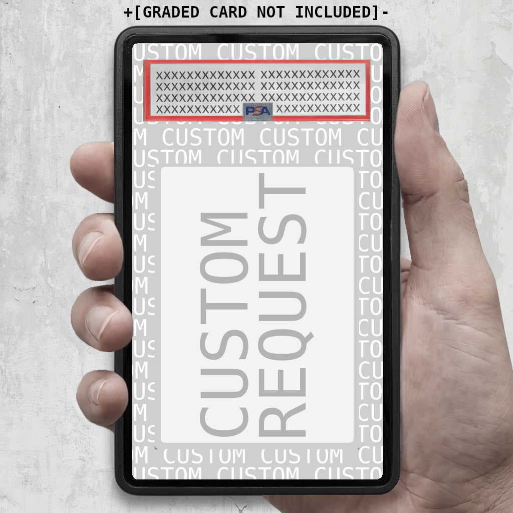 Custom Extended Art Display Case - Graded