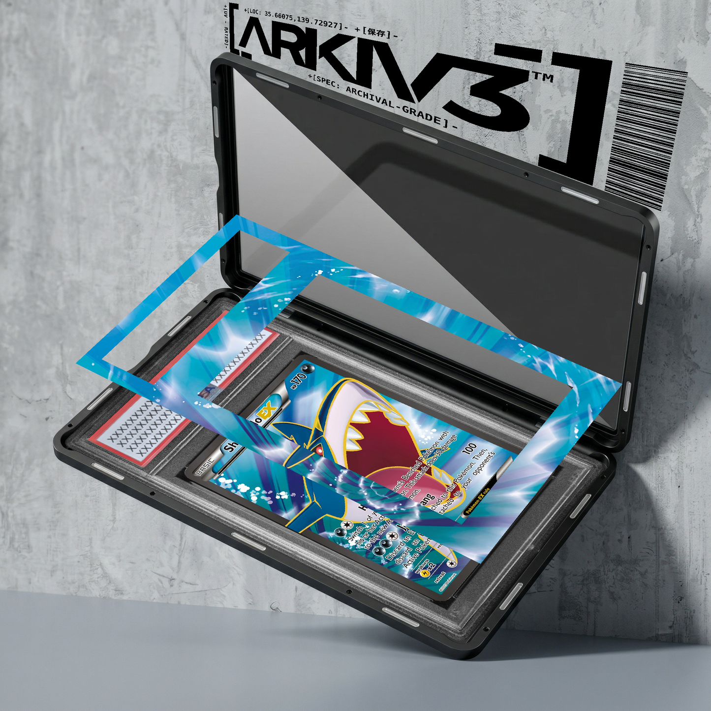 [UNIT: 152/160] // Sharpedo EX Extended Art Display Case - Graded