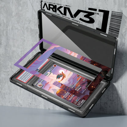ARKIV3 PSA graded exploded mockup