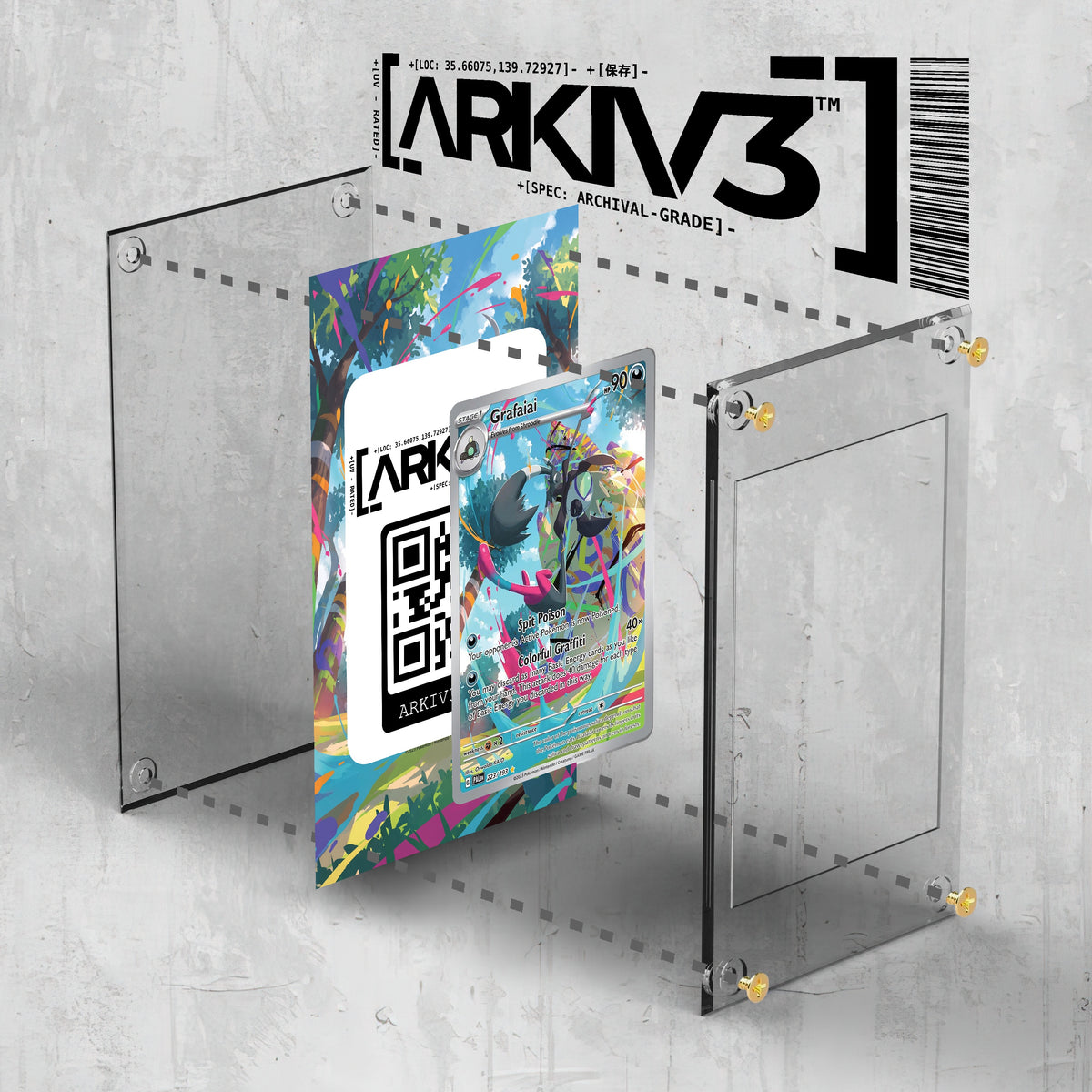 [UNIT: 223/193] // Grafaiai Extended Art Display Case - Raw