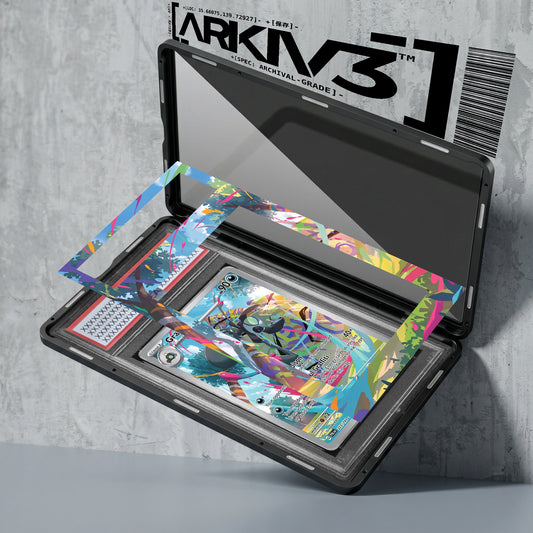 ARKIV3 PSA graded exploded mockup