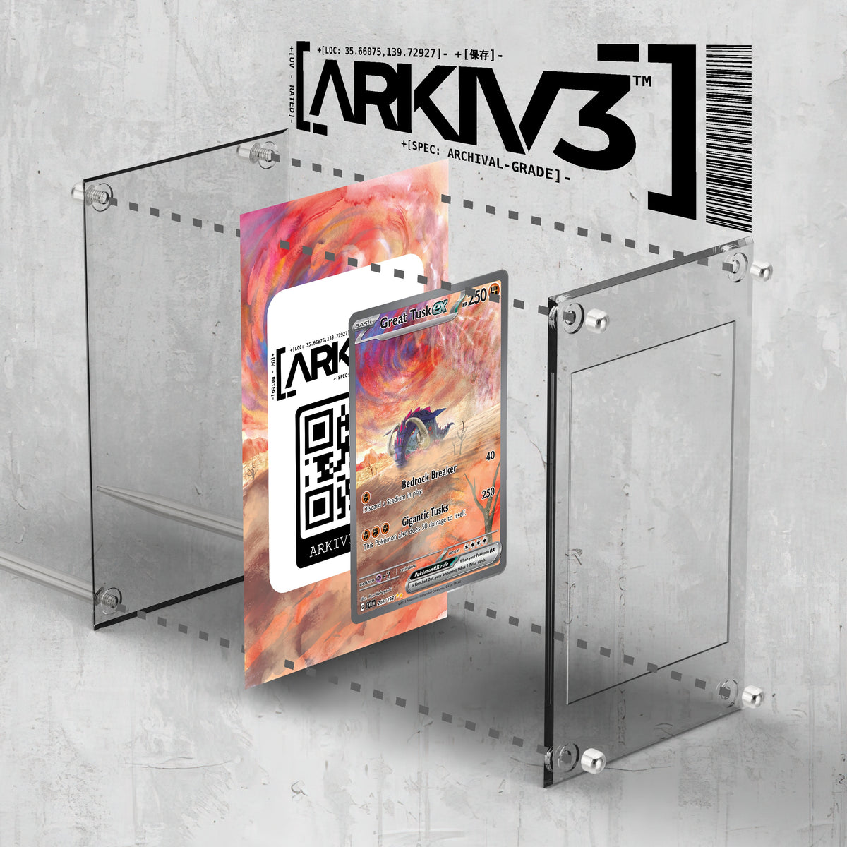 [UNIT: 246/198] // Great Tusk ex Extended Art Display Case - Raw