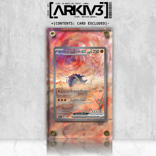 [UNIT: 246/198] // Great Tusk ex Extended Art Display Case - Raw