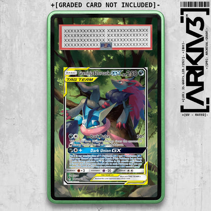 [UNIT: 201/214 // Greninja & Zoroark GX Extended Art Display Case - Graded