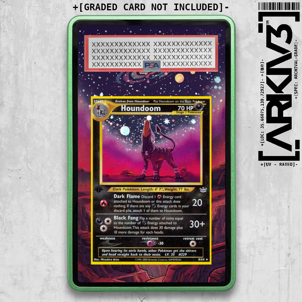 [UNIT: 8/64] // Houndoom Extended Art Display Case - Graded