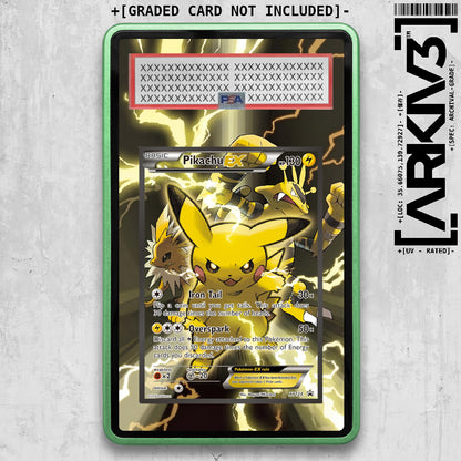 [UNIT: XY124] // Pikachu EX Extended Art Display Case - Graded