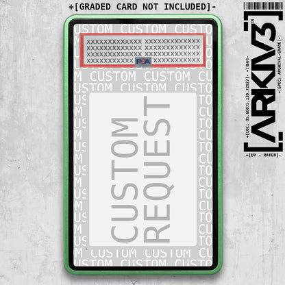 Custom Extended Art Display Case - Graded