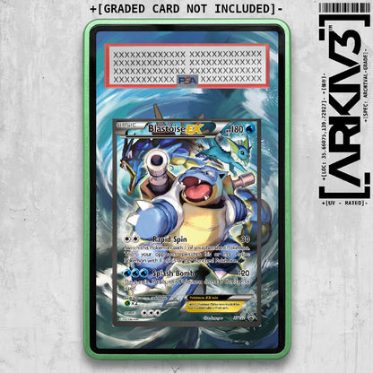 [UNIT: XY122] // Blastoise EX Extended Art Display Case - Graded