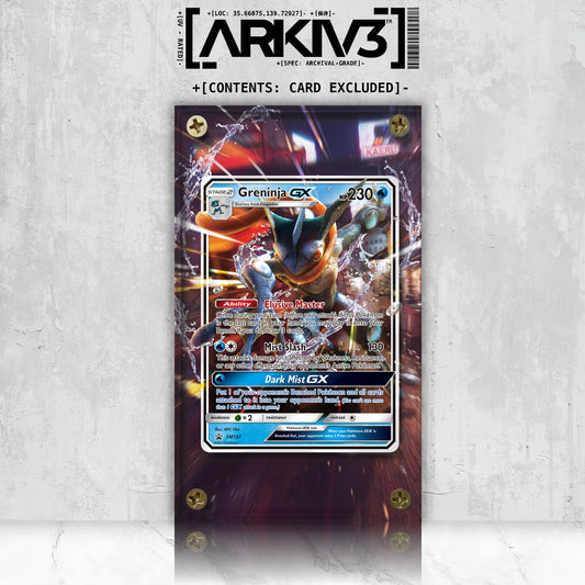 [UNIT: SM197] // Greninja-GX Extended Art Display Case - Raw
