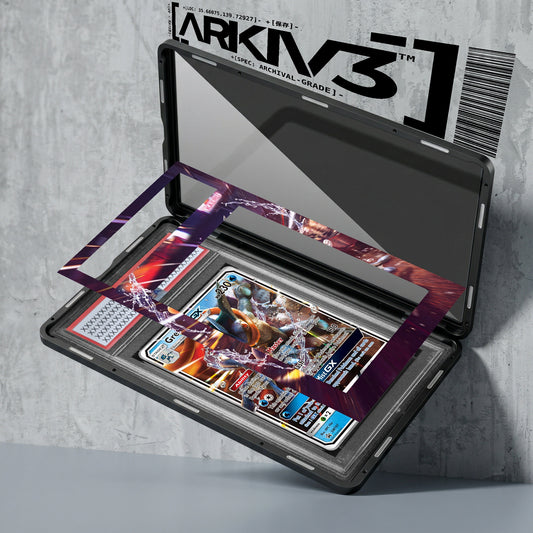 ARKIV3 PSA graded exploded mockup