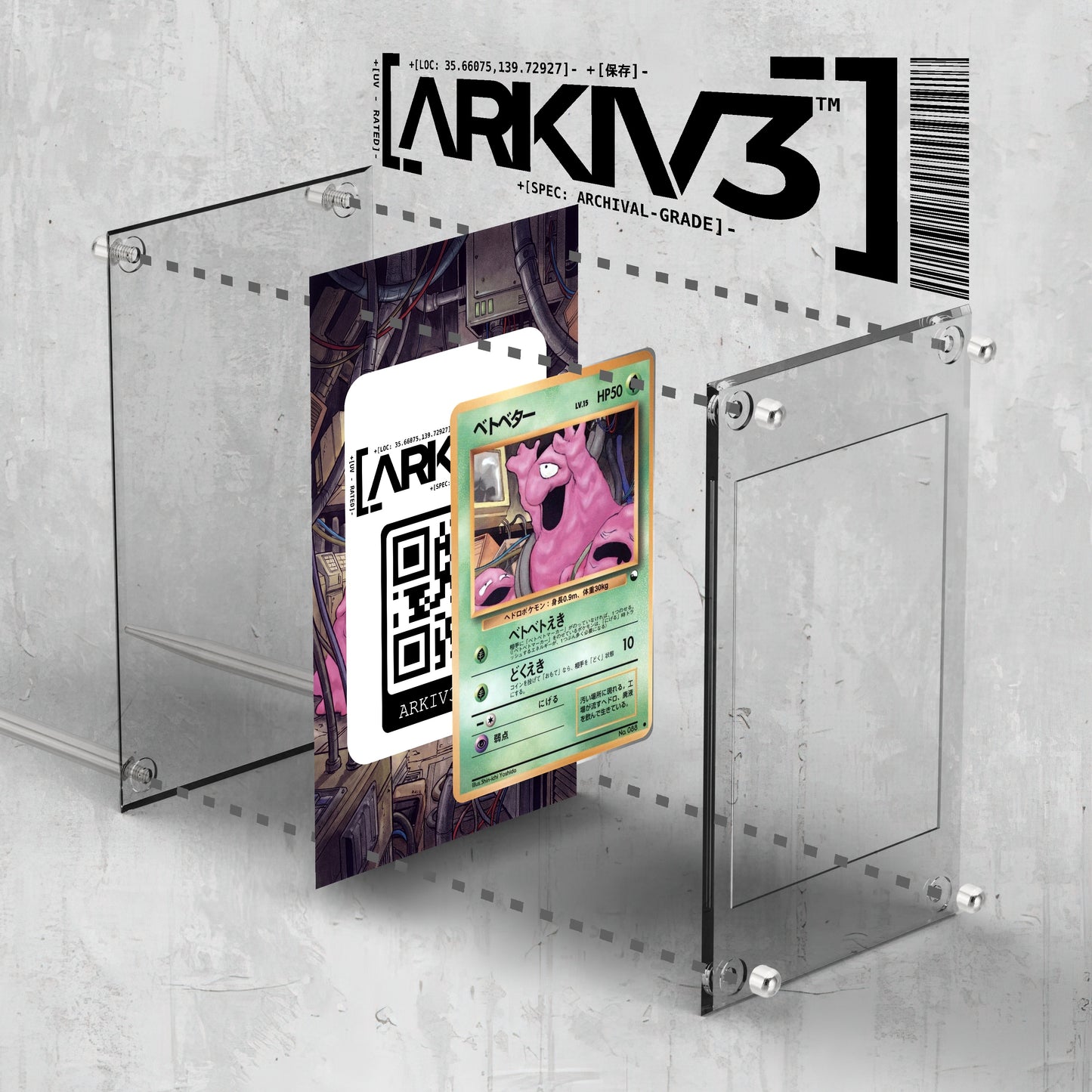 [UNIT: 088] // Grimer Extended Art Display Case - Raw