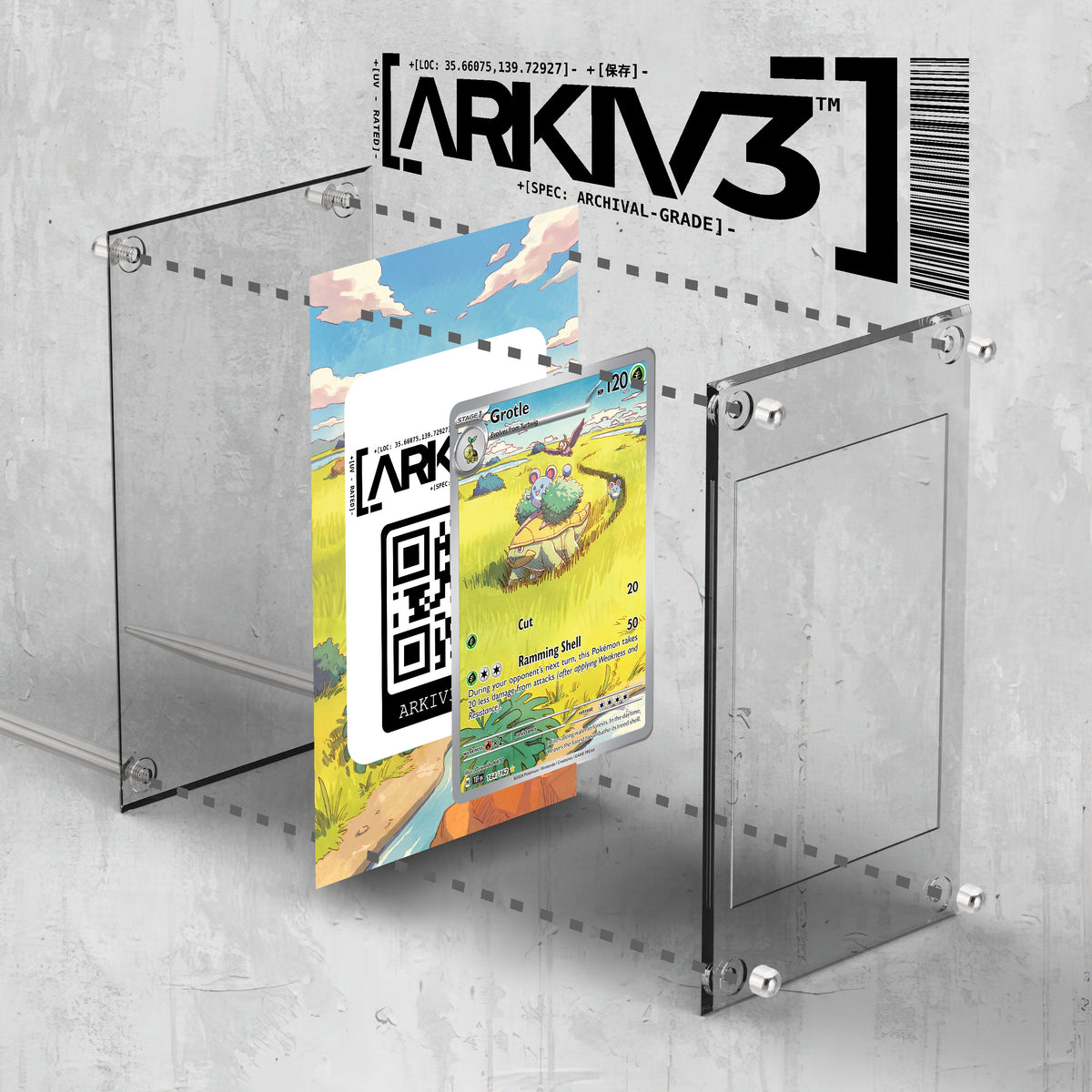 [UNIT: 164/162] // Grotle Extended Art Display Case - Raw