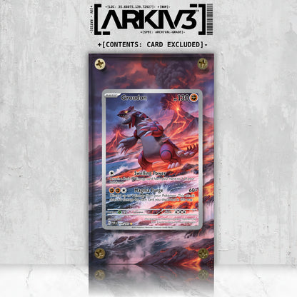 [UNIT: 199/182] // Groudon Extended Art Display Case - Raw