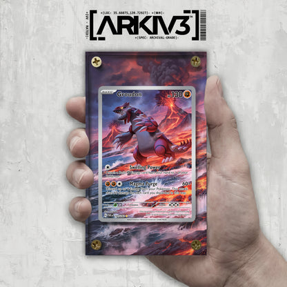 [UNIT: 199/182] // Groudon Extended Art Display Case - Raw