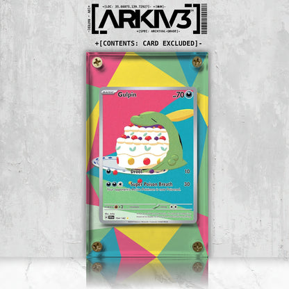 [UNIT: 154/142] // Gulpin Extended Art Display Case - Raw