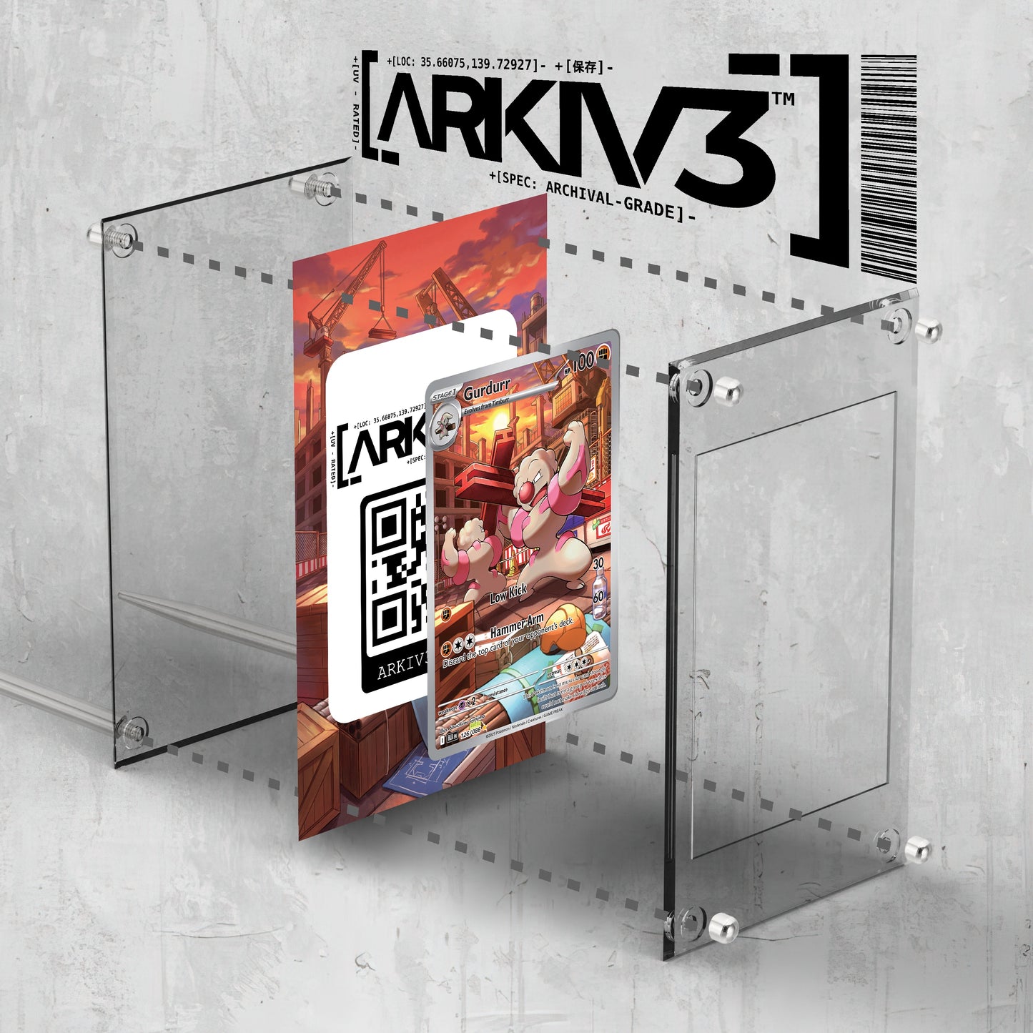 [UNIT: 126/86] // Gurdurr Extended Art Display Case - Raw