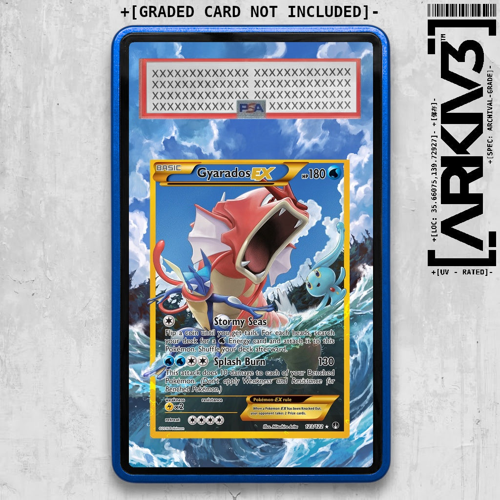 [UNIT: 123/122] // PSA/TAG Gyarados EX Extended Art Display Case - Graded