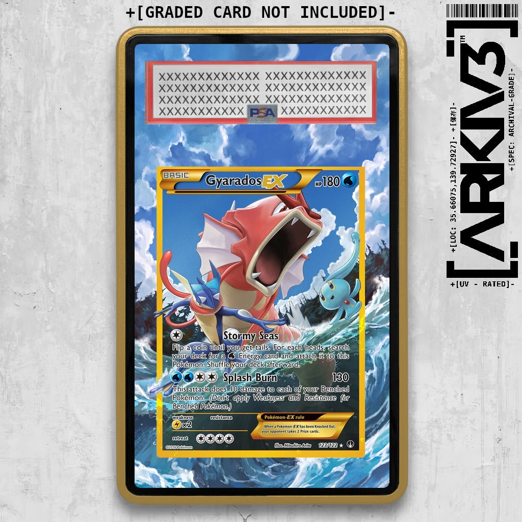 [UNIT: 123/122] // PSA/TAG Gyarados EX Extended Art Display Case - Graded