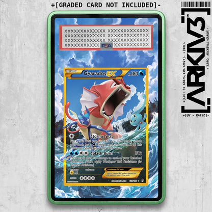 [UNIT: 123/122] // PSA/TAG Gyarados EX Extended Art Display Case - Graded