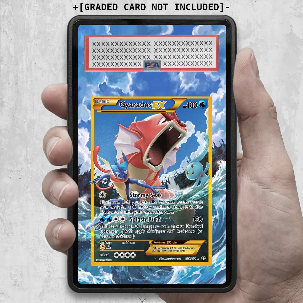 [UNIT: 123/122] // PSA/TAG Gyarados EX Extended Art Display Case - Graded