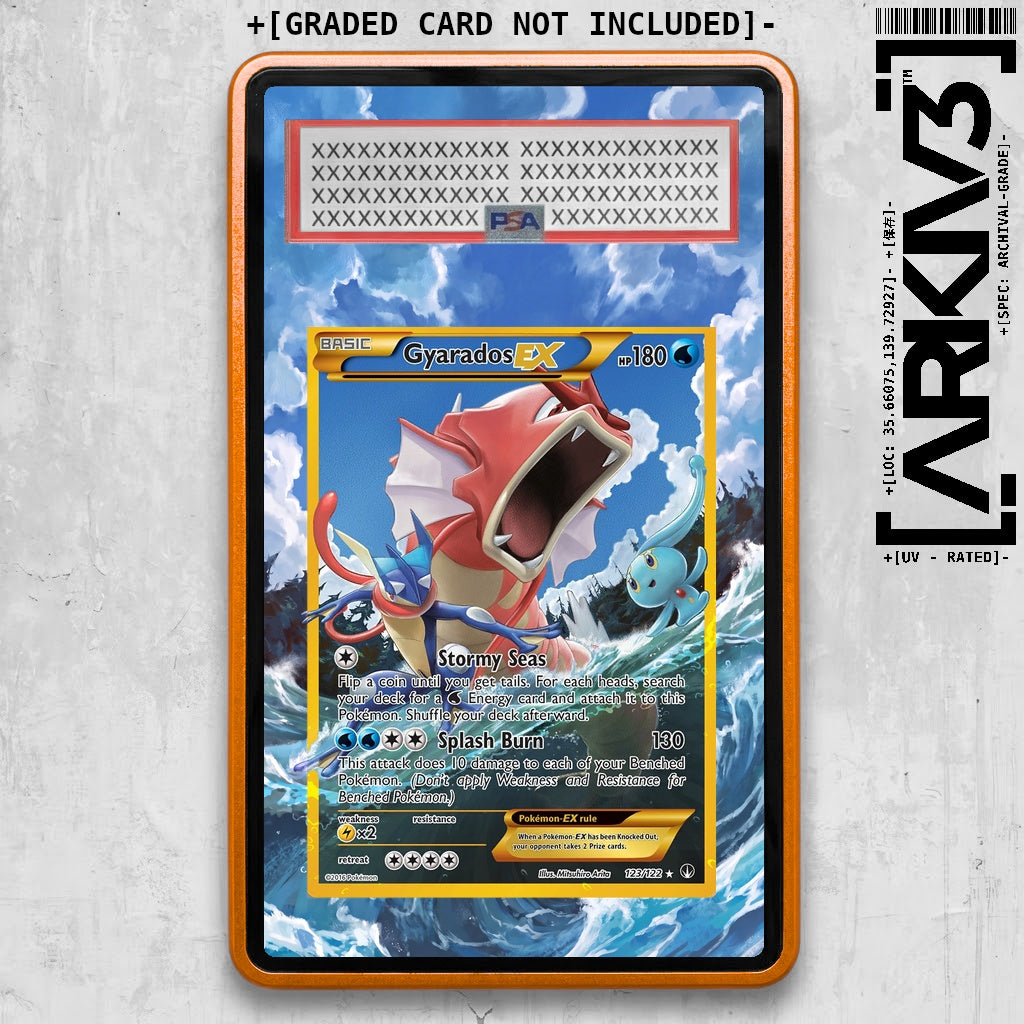 [UNIT: 123/122] // PSA/TAG Gyarados EX Extended Art Display Case - Graded