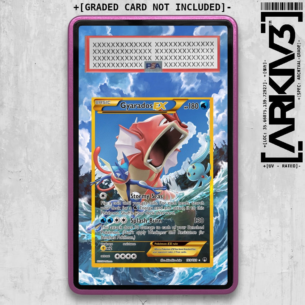 [UNIT: 123/122] // PSA/TAG Gyarados EX Extended Art Display Case - Graded