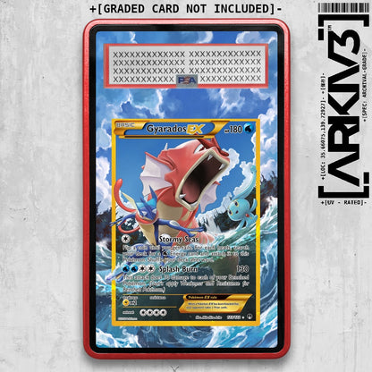 [UNIT: 123/122] // PSA/TAG Gyarados EX Extended Art Display Case - Graded