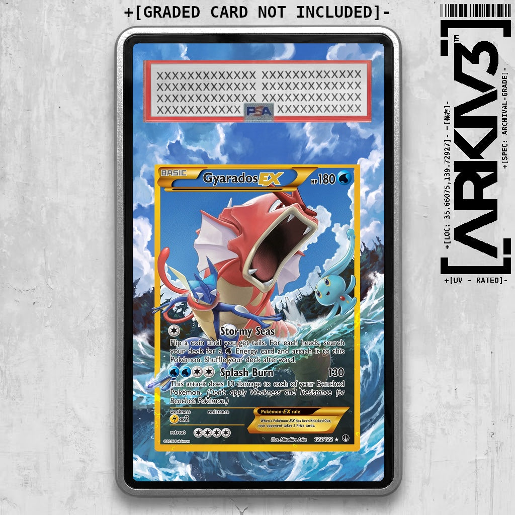 [UNIT: 123/122] // PSA/TAG Gyarados EX Extended Art Display Case - Graded