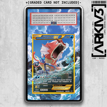 [UNIT: 123/122] // PSA/TAG Gyarados EX Extended Art Display Case - Graded