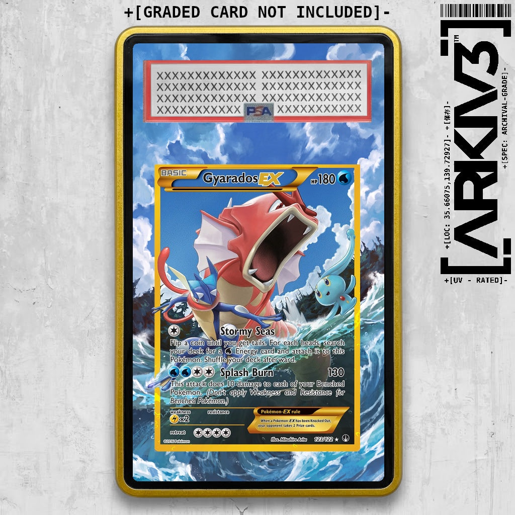[UNIT: 123/122] // PSA/TAG Gyarados EX Extended Art Display Case - Graded