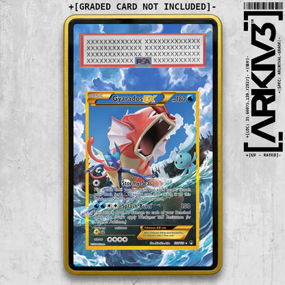[UNIT: 123/122] // PSA/TAG Gyarados EX Extended Art Display Case - Graded