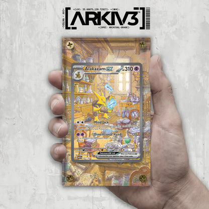 [UNIT: 201/165] // Alakazam ex Extended Art Display Case - Raw