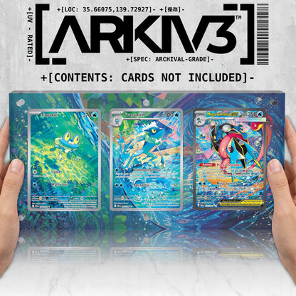 [UNIT: 116/086, 089/086, 088/086] // Mega Greninja ex, Frogadier & Froakie Extended Art Triptych - Raw