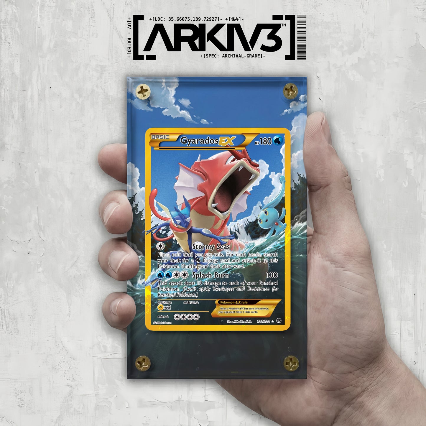 [UNIT: 123/122] // Gyarados EX Extended Art Display Case - Raw