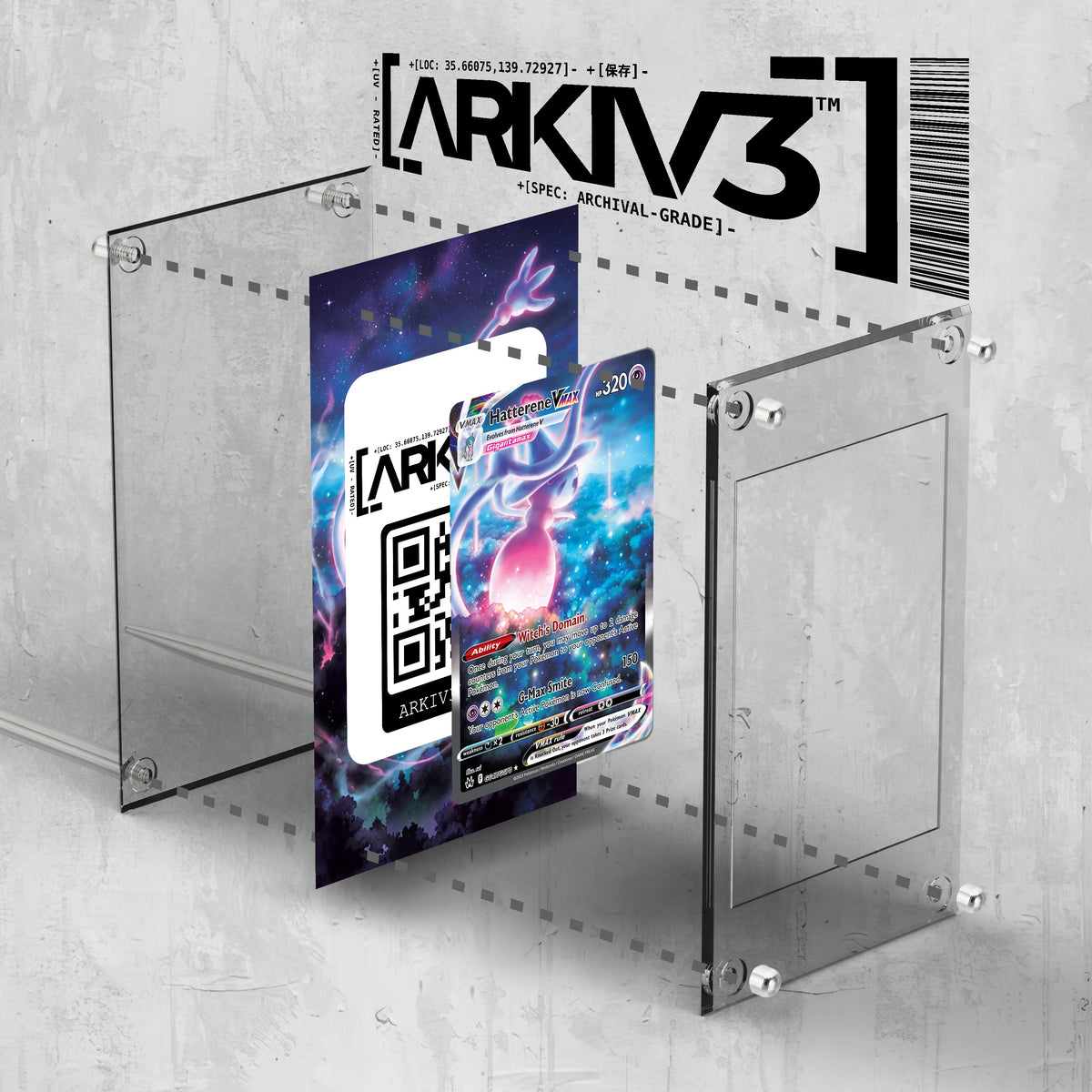 [UNIT: GG47/70] // Hatterene VMAX Extended Art Display Case - Raw