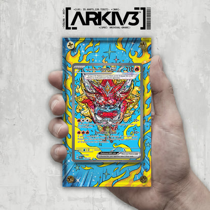 [UNIT: 148/131] // Hearthflame Mask Ogerpon ex Extended Art Display Case - Raw