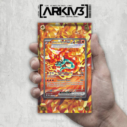 [UNIT: 212/167] // Hearthflame Mask Ogerpon ex Extended Art Display Case - Raw
