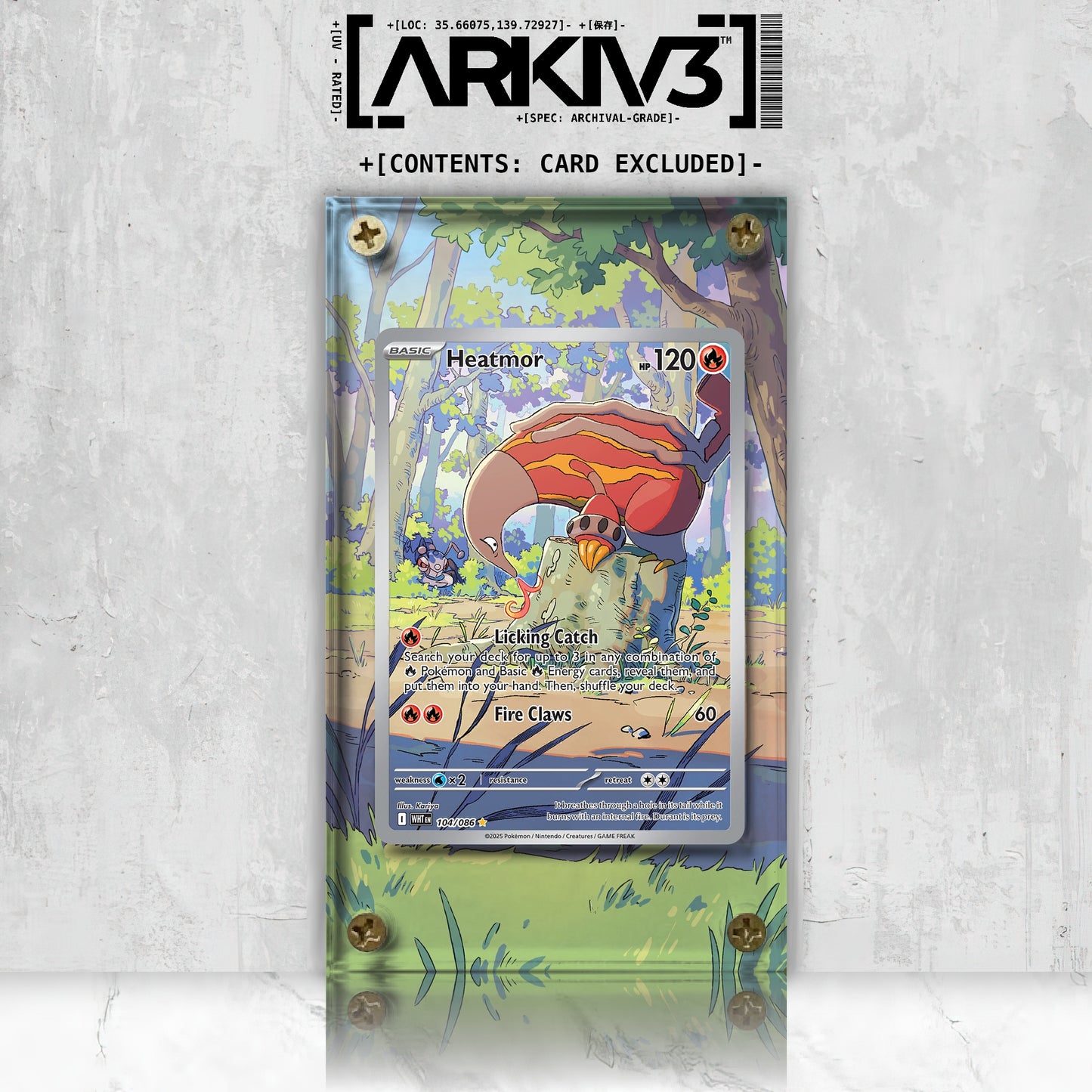 [UNIT: 104/86] // Heatmor Extended Art Display Case - Raw