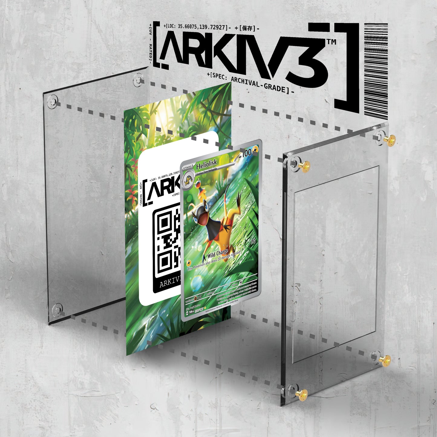 [UNIT: 177/167] // Heliolisk Extended Art Display Case - Raw