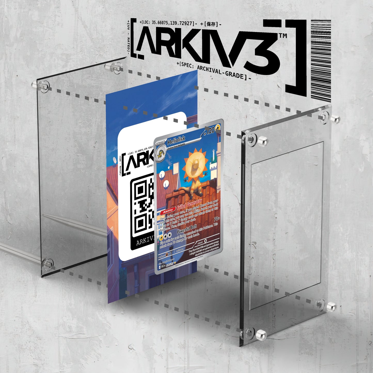 [UNIT: 229/217] // Heliolisk Extended Art Display Case - Raw