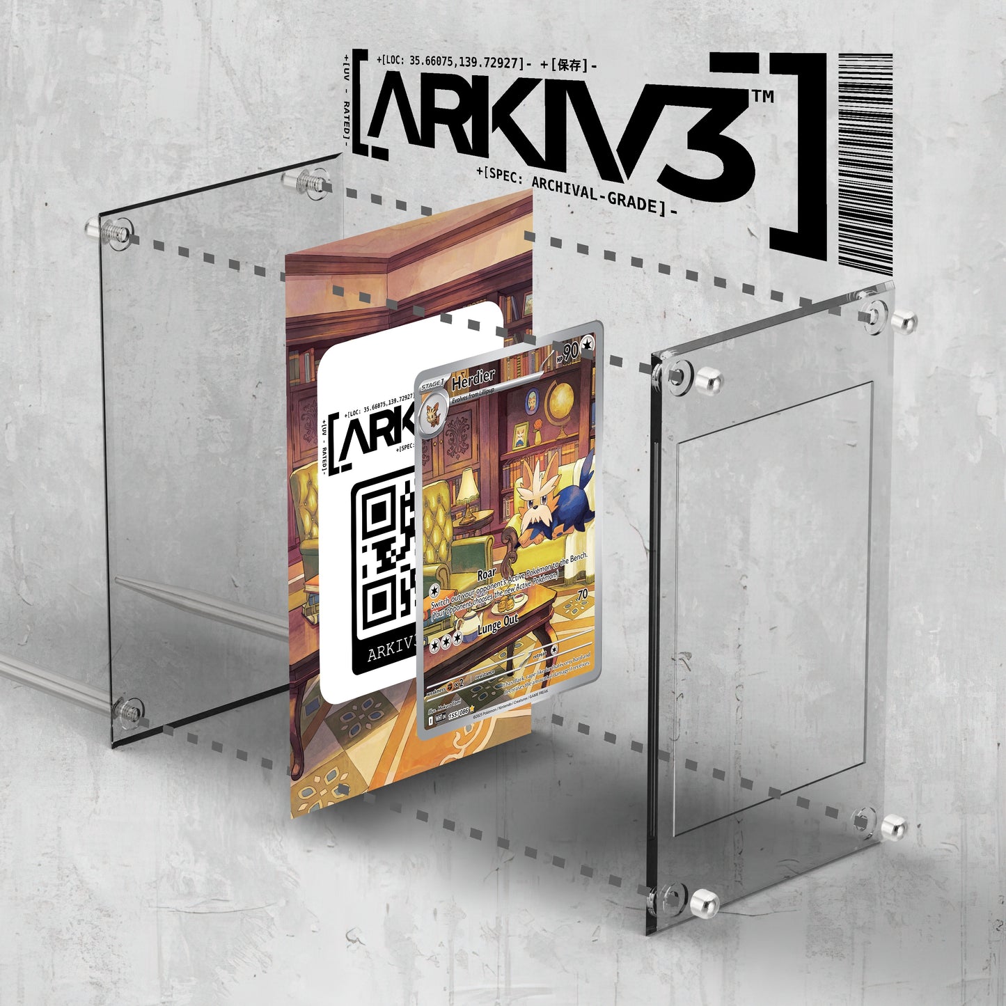 [UNIT: 155/86] // Herdier Extended Art Display Case - Raw