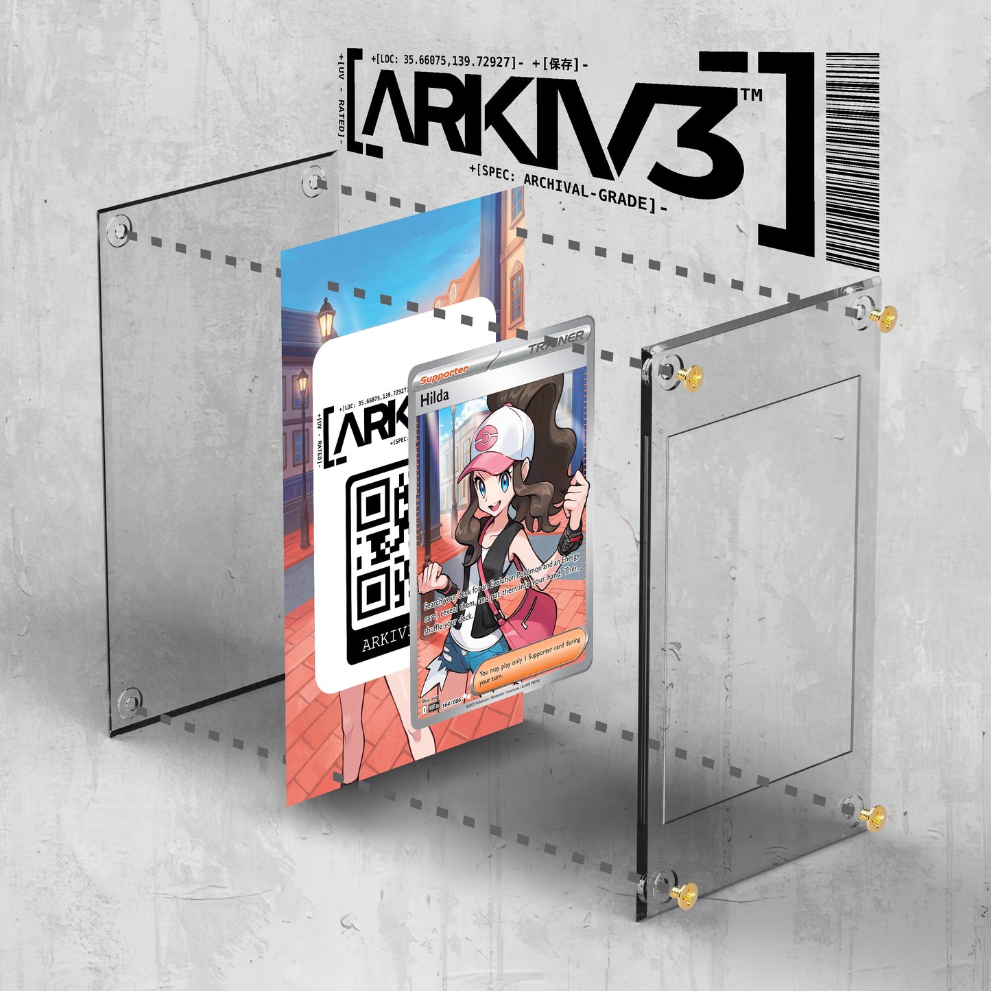 [UNIT: 164/86] // Hilda Extended Art Display Case - Raw