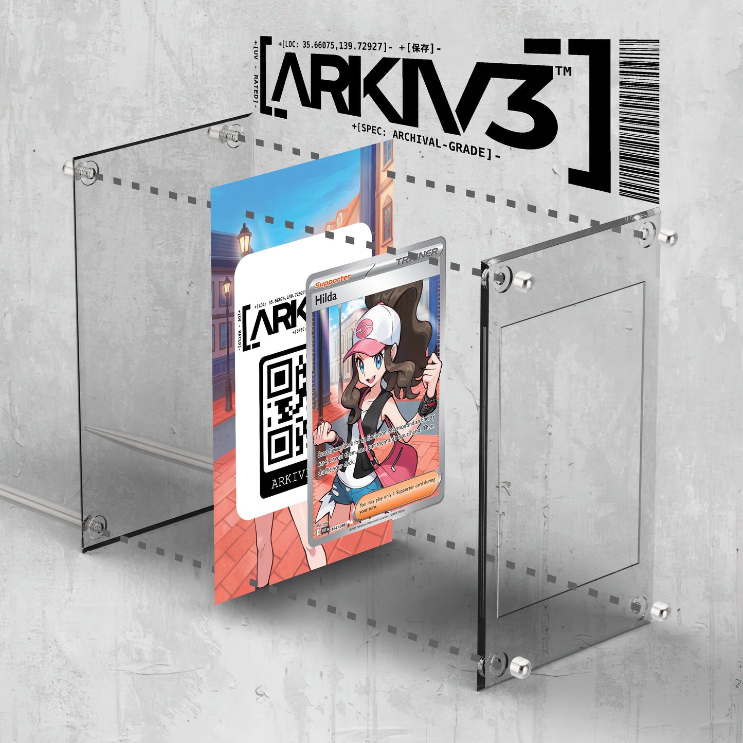 [UNIT: 164/86] // Hilda Extended Art Display Case - Raw