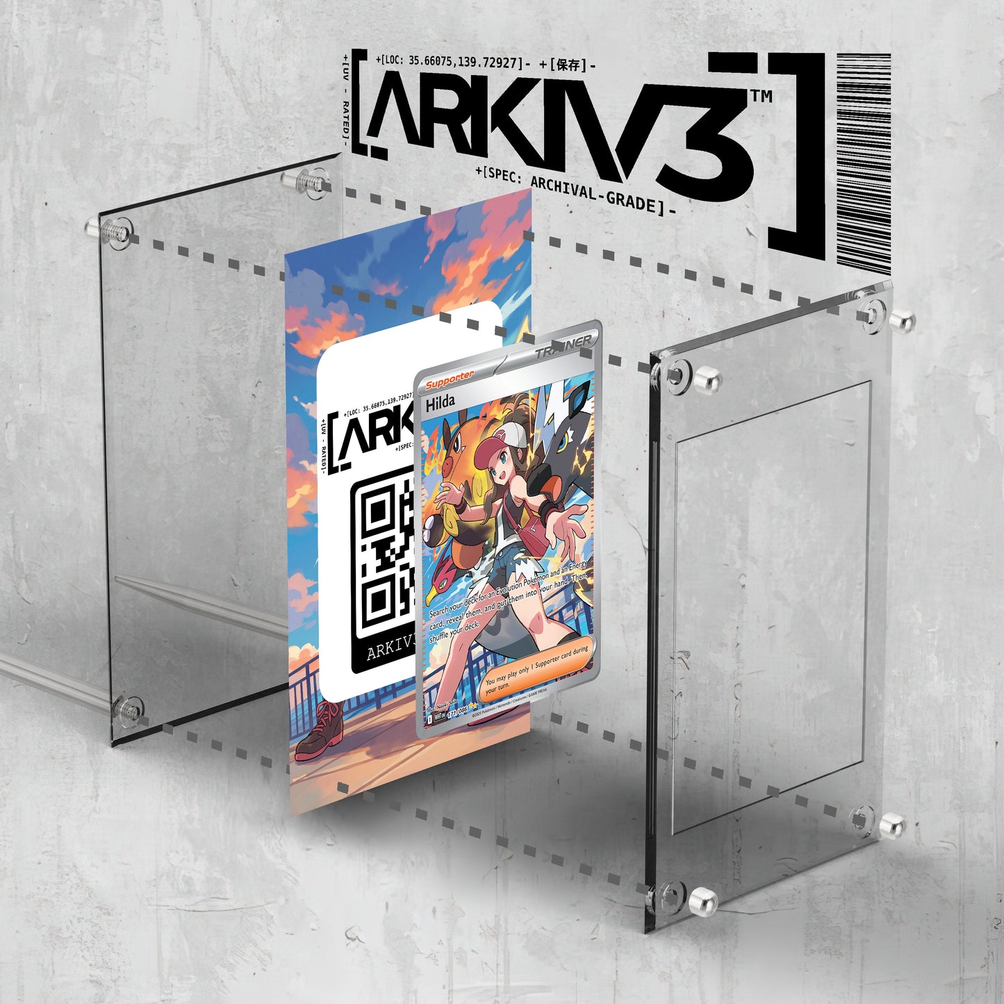 [UNIT: 171/86] // Hilda Extended Art Display Case - Raw