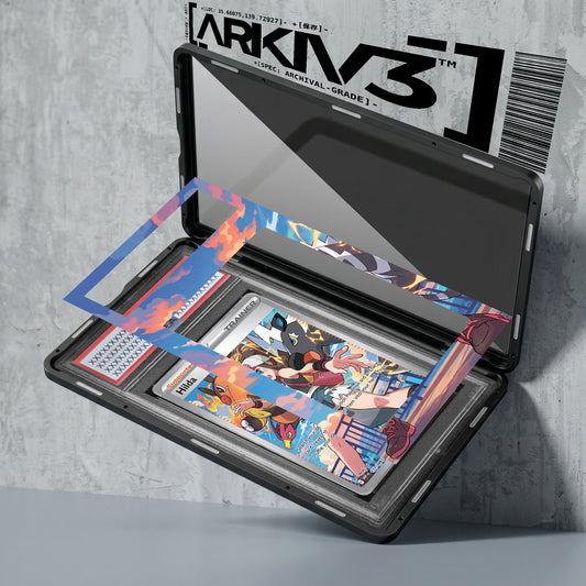 ARKIV3 PSA graded exploded mockup