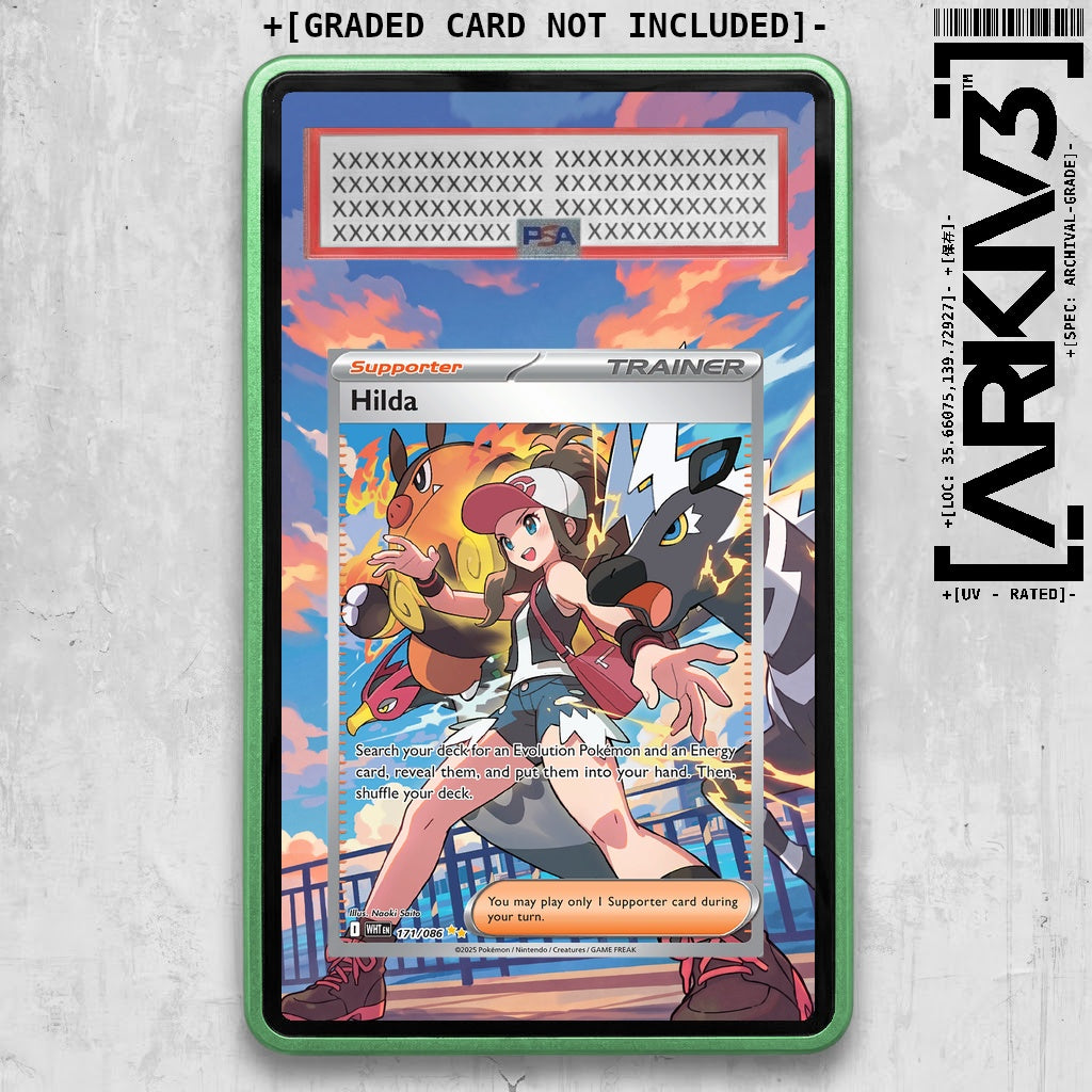 ARKIV3 PSA graded front - Green