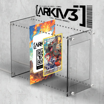 [UNIT: TG08/TG30] // Hisuian Arcanine Extended Art Display Case - Raw