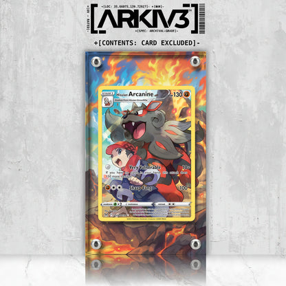 [UNIT: TG08/TG30] // Hisuian Arcanine Extended Art Display Case - Raw
