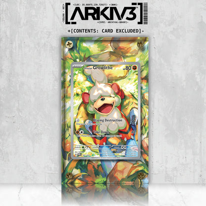 [UNIT: 181/167] // Hisuian Growlithe Extended Art Display Case - Raw