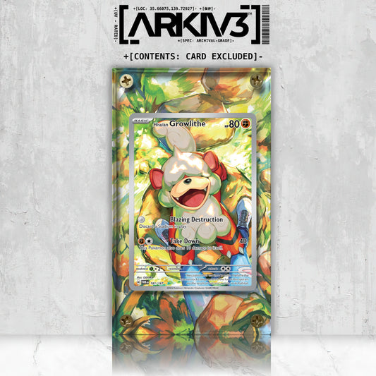 [UNIT: 181/167] // Hisuian Growlithe Extended Art Display Case - Raw